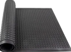 etm Bubble Mat Rubber Zwart 60 x 90 cm