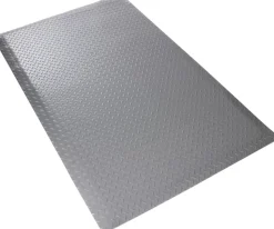 etm Dyna-Protect Diamant Antivermoeidheidsmat PVC (Polyvinylchloride) Grijs 90 x 60 cm