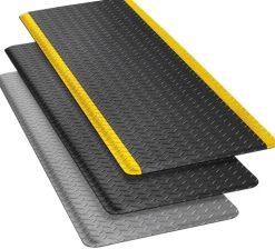 etm Dyna-Protect Diamant Antivermoeidheidsmat PVC (Polyvinylchloride) Zwart 300 x 90 cm