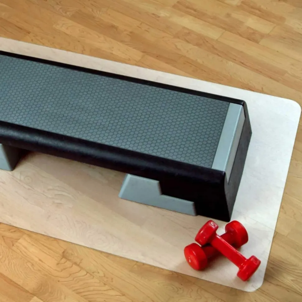 etm Fitnessmat PP (Polypropeen) Transparant 90 x 90 cm