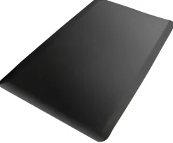 etm Heavy-Duty Soft-Tritt Antivermoeidheidsmat PVC (Polyvinylchloride), Vinyl Zwart 90 x 60 cm