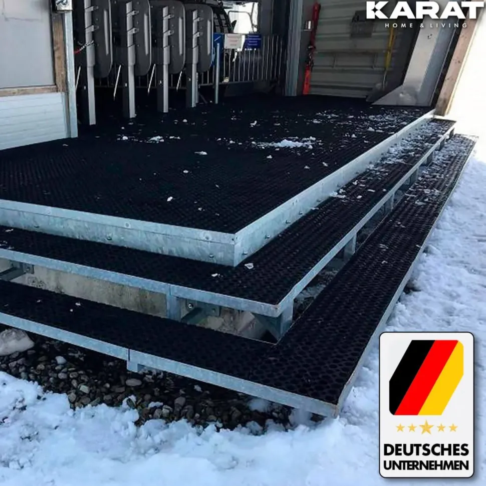 etm Octo Deur Rubberen Ring Deurmat Zwart 600 x 800 mm