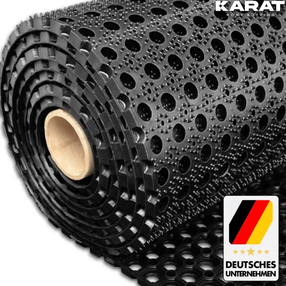 etm Octo Deur Rubberen Ring Deurmat Zwart 600 x 800 mm