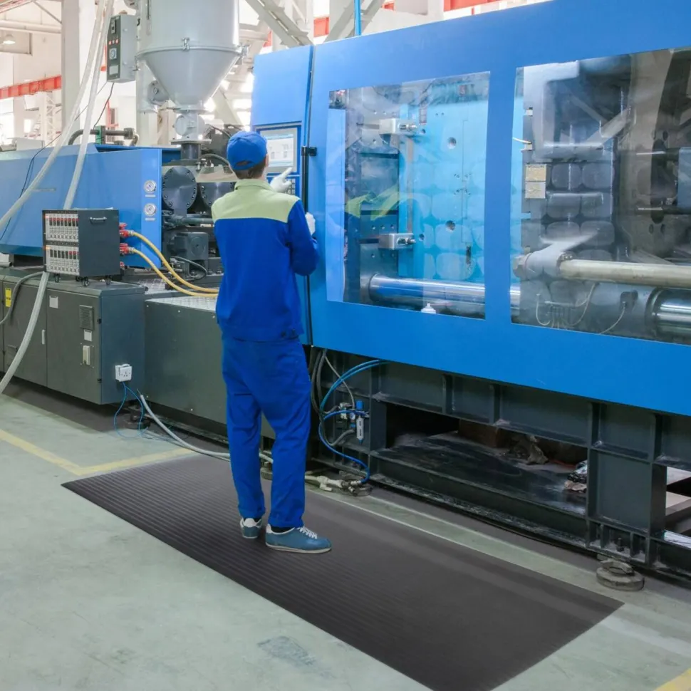 etm Softer-Work-Mat Antivermoeidheidsmat Vinyl Zwart 90 x 60 cm