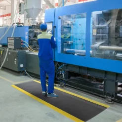 etm Softer-Work-Mat Antivermoeidheidsmat Vinyl Geel, zwart 150 x 90 cm