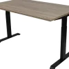 euroseats Bureau Rechthoekig Robson Eiken T-Voet 1.400 (B) x 800 (D) x 865 (H) mm Metaal