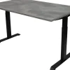 euroseats Bureau Rechthoekig Oxyd Beton T-Voet 1.200 (B) x 800 (D) x 865 (H) mm Metaal