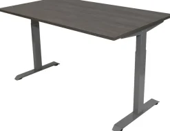 euroseats Bureau Rechthoekig Logan Eiken T-Voet 1.200 (B) x 800 (D) x 865 (H) mm Metaal