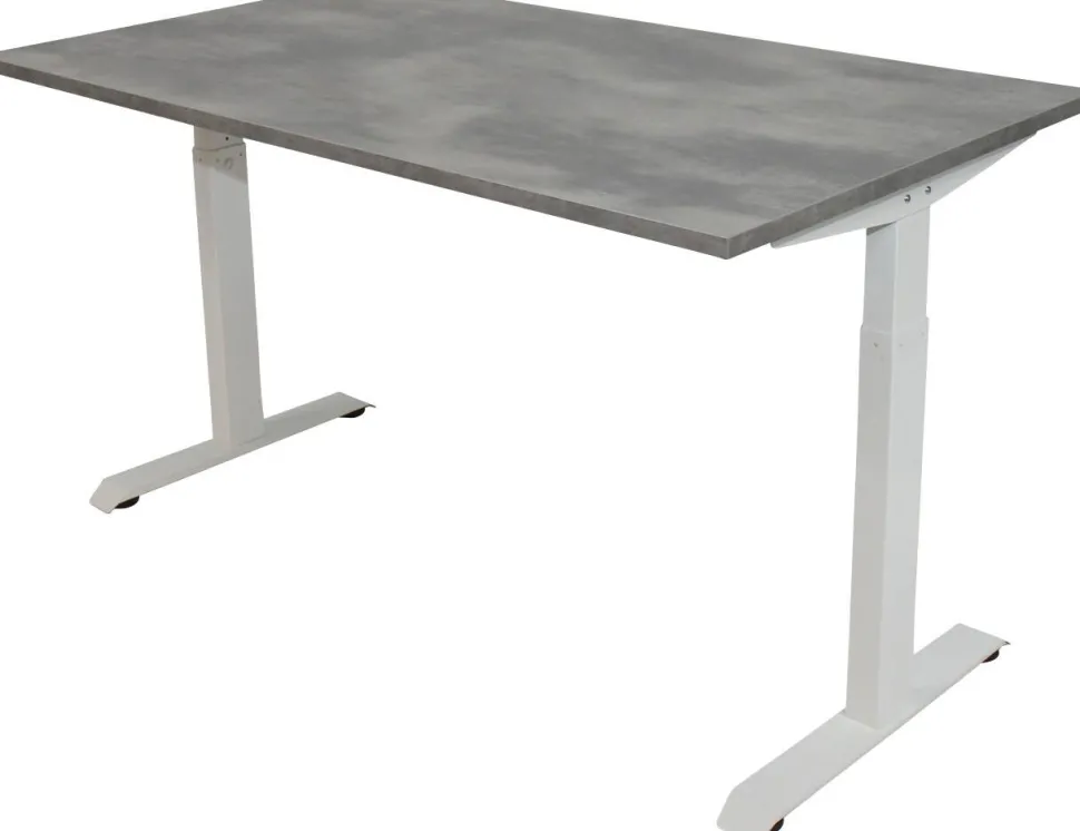 euroseats Bureau Rechthoekig Oxyd Beton T-Voet 1.600 (B) x 800 (D) x 865 (H) mm Metaal