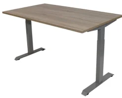 euroseats Bureau Rechthoekig Robson Eiken T-Voet 1.400 (B) x 800 (D) x 865 (H) mm Metaal