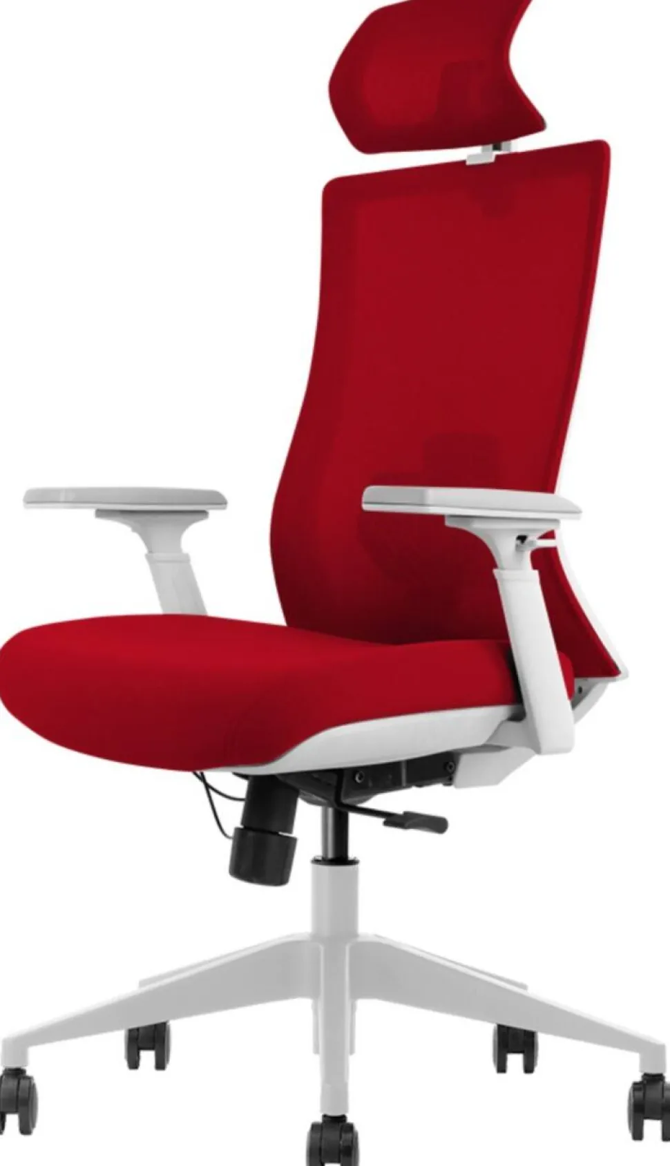 euroseats Bureaustoel Gaas Rood 520 x 1111 mm