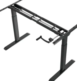 euroseats Crank Zit-sta-frame Rechthoekig T-Voet 1.100 (B) x 650 (D) x 1.165 (H) mm Metaal