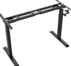euroseats Crank Zit-sta-frame Rechthoekig T-Voet 1.100 (B) x 650 (D) x 1.165 (H) mm Metaal