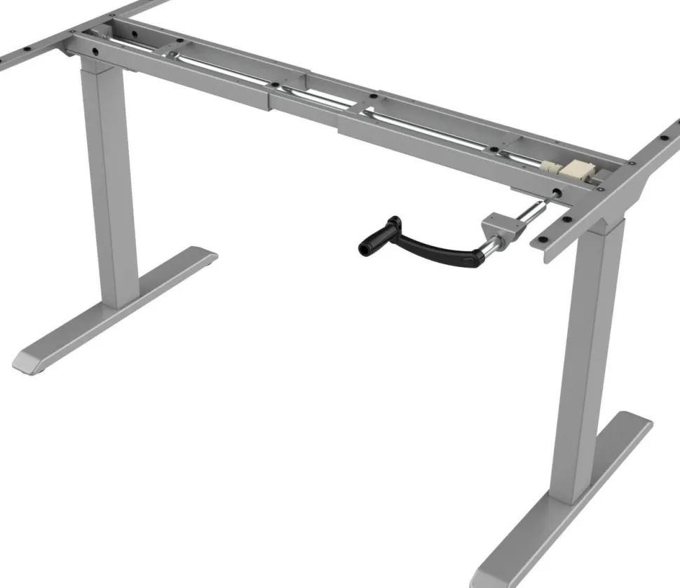 euroseats Crank Zit-sta-frame Rechthoekig T-Voet 1.100 (B) x 650 (D) x 1.165 (H) mm Metaal