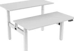 euroseats Dual Bench Zit-sta-bureau Rechthoekig H-Frame 1.800 (B) x 800 (D) x 1.305 (H) mm Metaal