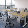 euroseats Economy Zit-sta-bureau Rechthoekig Oxyd Beton T-Voet 1.400 (B) x 800 (D) x 1.275 (H) mm Metaal