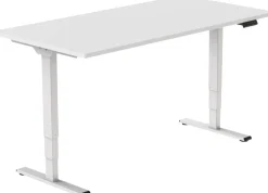euroseats Economy Zit-sta-bureau Rechthoekig T-Voet 1.600 (B) x 800 (D) x 1.275 (H) mm Metaal