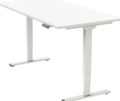 euroseats Economy Zit-sta-bureau Rechthoekig T-Voet 1.400 (B) x 800 (D) x 1.275 (H) mm Metaal