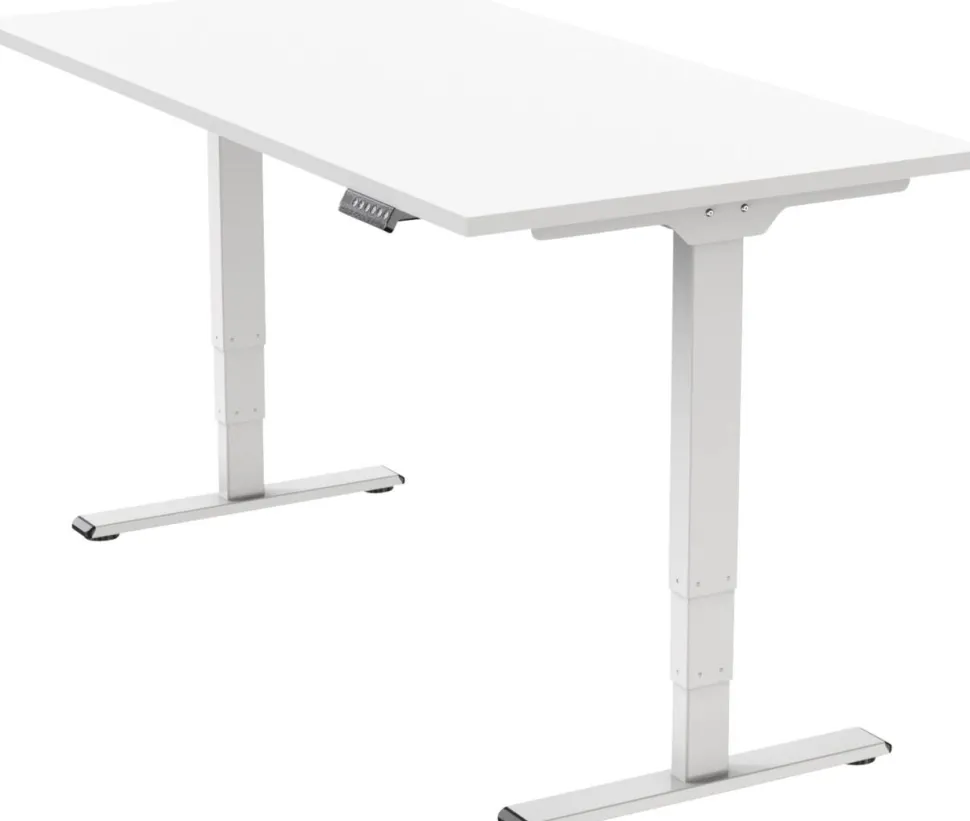 euroseats Economy Zit-sta-bureau Rechthoekig T-Voet 1.400 (B) x 800 (D) x 1.275 (H) mm Metaal