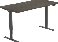 euroseats Economy Zit-sta-bureau Rechthoekig Logan Eiken T-Voet 1.400 (B) x 800 (D) x 1.275 (H) mm Metaal