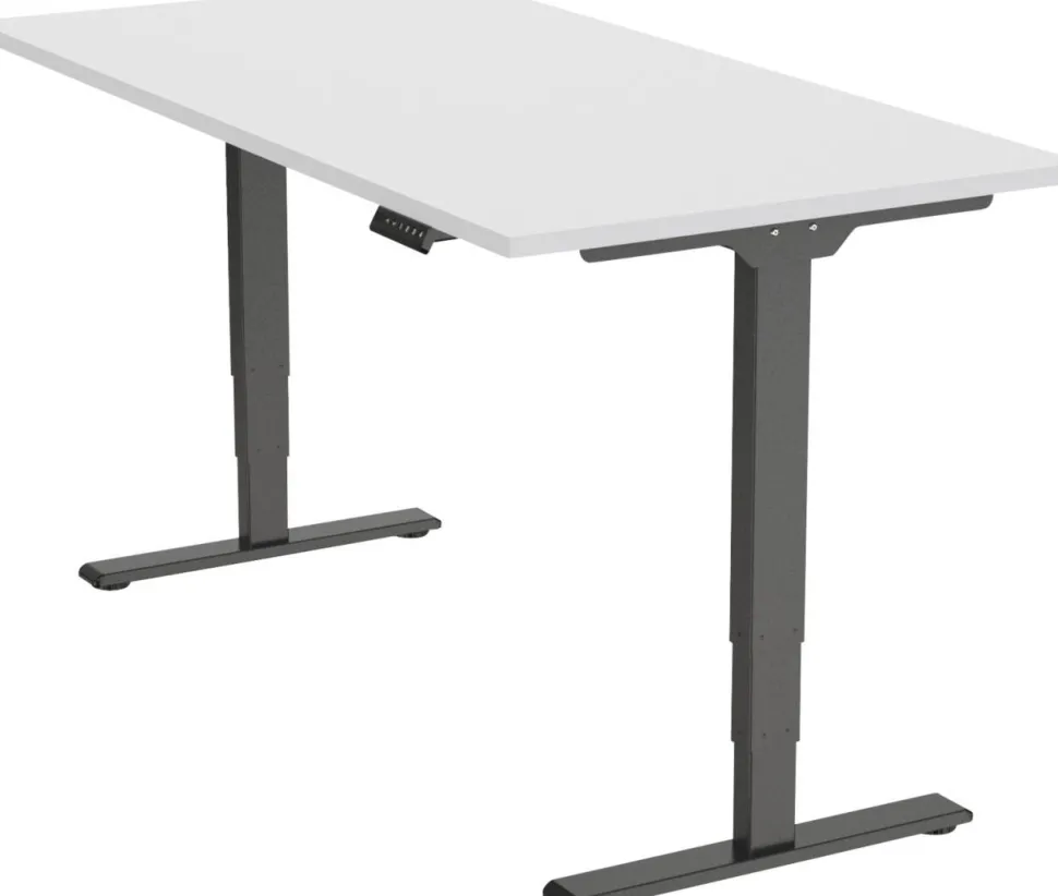 euroseats Economy Zit-sta-bureau Rechthoekig T-Voet 1.400 (B) x 800 (D) x 1.275 (H) mm Metaal