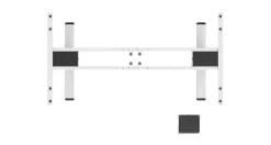 euroseats Economy Zit-sta-frame Rechthoekig T-Voet 800 mm (D) x 1.250 mm (H) Metaal
