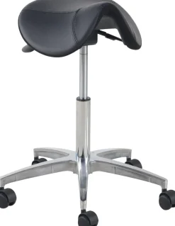 euroseats Ergonomic Stool Matera Medium Zwart