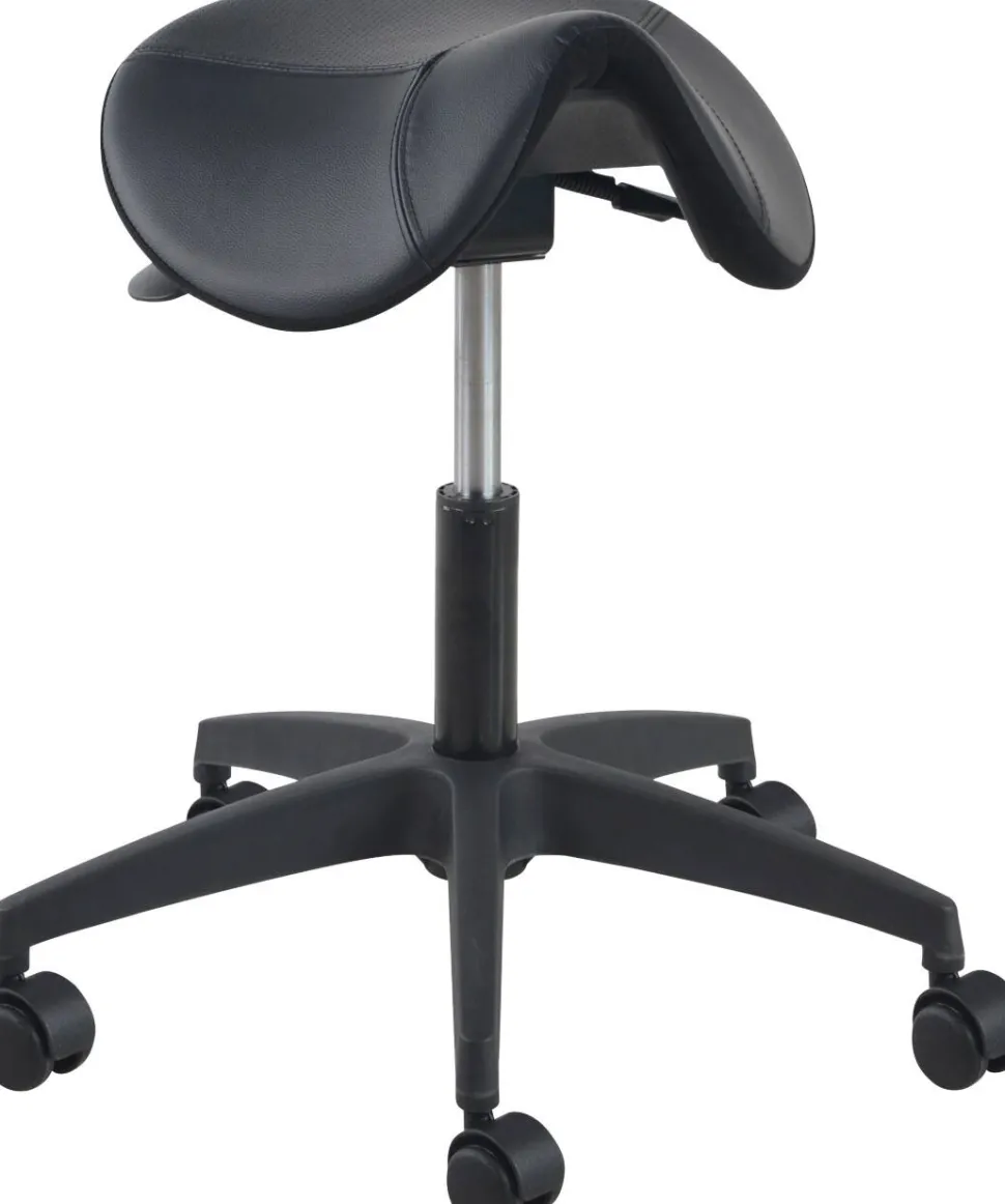 euroseats Ergonomic Stool Matera Nylon Small Zwart