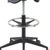euroseats ergonomicsche zadelkruk Matera nylon large zwart