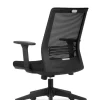 euroseats Evora Bureaustoel Basis mechanisme Stof In hoogte verstelbare armleuning In hoogte verstelbare zitting Zwart 80 kg 660 x 690 x 1.060 mm