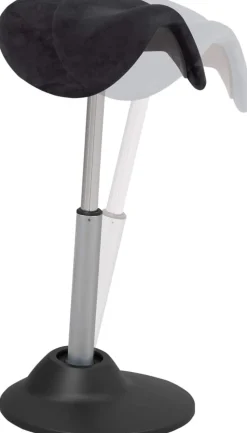euroseats Lugo Zit-sta -kruk Ergonomisch Zwart 340 mm x 880 mm