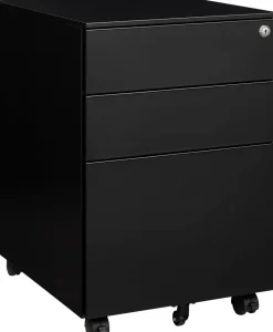 euroseats Mobiel ladeblok Rechthoekig 3 Lades 390 (B) x 500 (D) x 600 (H) mm Metaal