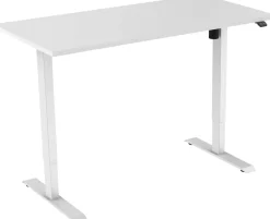 euroseats 1-Motor Zit-sta-bureau Rechthoekig T-Voet 1.600 (B) x 800 (D) x 1.235 (H) mm Metaal