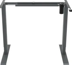 euroseats 1-Motor Zit-sta-frame Rechthoekig T-Voet 1.210 (B) x 500 (D) x 1.210 (H) mm Metaal