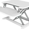 euroseats Small Hoogteverstelbaar Bureaumodule Basispaneel 700 (B) x 480 (D) mm Metaal, MDF (Medium-density fibreboard)