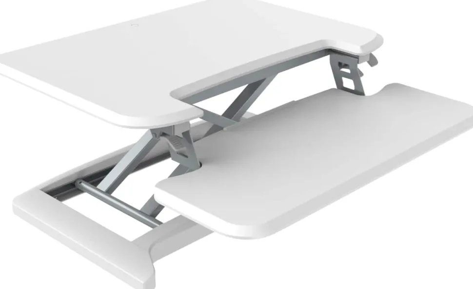 euroseats Small Hoogteverstelbaar Bureaumodule Basispaneel 700 (B) x 480 (D) mm Metaal, MDF (Medium-density fibreboard)