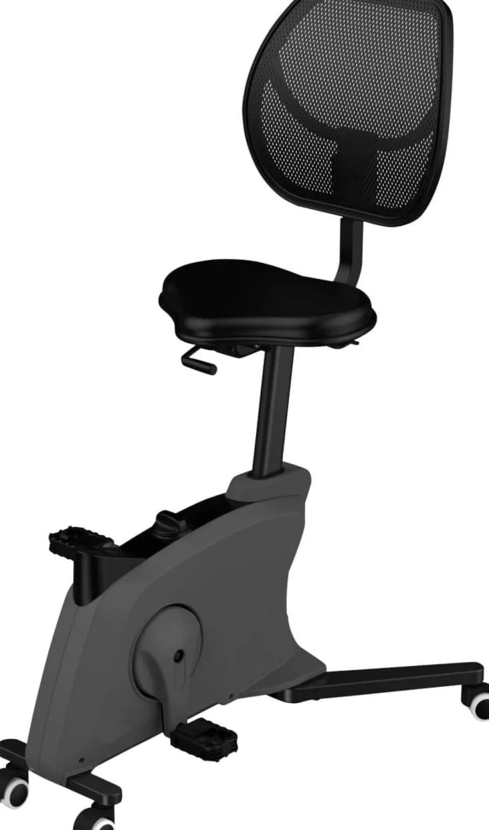euroseats Staande bureaufiets Stof Zwart 853 mm