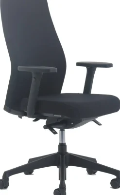 euroseats Torino bureaustoel stof zwart