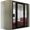 Euroseats Vergaderruimte ROOF DOUBLE POD Zwart 2.230 x 1.200 x 2.185 mm