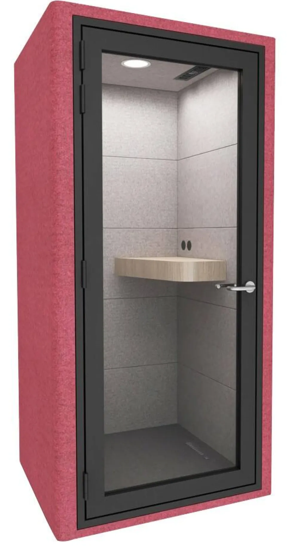 Euroseats Vergaderruimte ROOF Single POD Zwart 1.090 x 1.000 x 2.185 mm