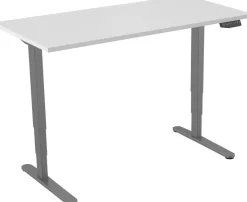 euroseats Zit-sta-bureau Rechthoekig T-Voet 1.600 (B) x 800 (D) x 1.275 (H) mm Metaal