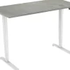 euroseats Zit-sta-bureau Rechthoekig Oxyd Beton T-Voet 1.600 (B) x 800 (D) x 1.275 (H) mm Metaal