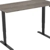 euroseats Zit-sta-bureau Rechthoekig Logan Eiken T-Voet 1.800 (B) x 800 (D) x 1.275 (H) mm Metaal