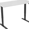 euroseats Zit-sta-bureau Rechthoekig T-Voet 1.600 (B) x 800 (D) x 1.275 (H) mm Metaal