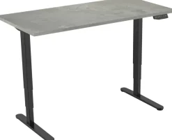 euroseats Zit-sta-bureau Rechthoekig Oxyd Beton T-Voet 1.800 (B) x 800 (D) x 1.275 (H) mm Metaal