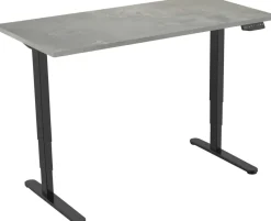 euroseats Zit-sta-bureau Rechthoekig Oxyd Beton T-Voet 1.600 (B) x 800 (D) x 1.275 (H) mm Metaal