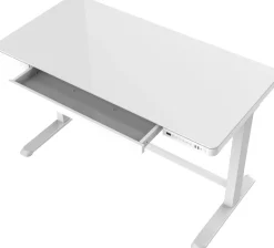 euroseats Zit-sta-bureau Rechthoekig C-Voet 1 Lade 1.202 (B) x 602 (D) x 1.210 (H) mm Metaal