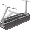 Fellowes Levado Elektrisch Hoogteverstelbaar Zit-sta-bureau Rechthoekig Eiken T-Voet 1.829 (B) x 698 (D) x 1.257 (H) mm Gemelamineerde spaanplaat, PVC (Polyvinylchloride), Staal