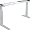 Fellowes Levado Elektrisch Hoogteverstelbaar Zit-sta-frame Rechthoekig T-Voet 1.829 (B) x 698 (D) x 1.257 (H) mm Gemelamineerde spaanplaat, PVC (Polyvinylchloride), Staal