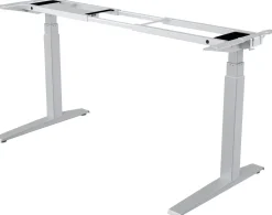 Fellowes Levado Elektrisch Hoogteverstelbaar Zit-sta-frame Rechthoekig T-Voet 1.829 (B) x 698 (D) x 1.257 (H) mm Gemelamineerde spaanplaat, PVC (Polyvinylchloride), Staal